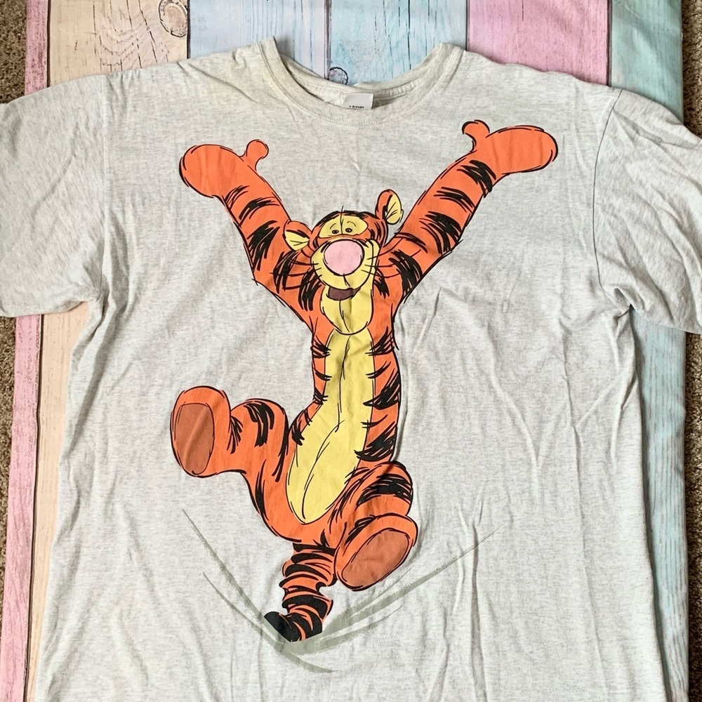 Vintage Disney store tiger oversized short sleeve tee - Picture 2 of 7